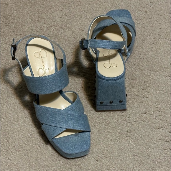 Platform jeans sandals - Picture 3 of 4